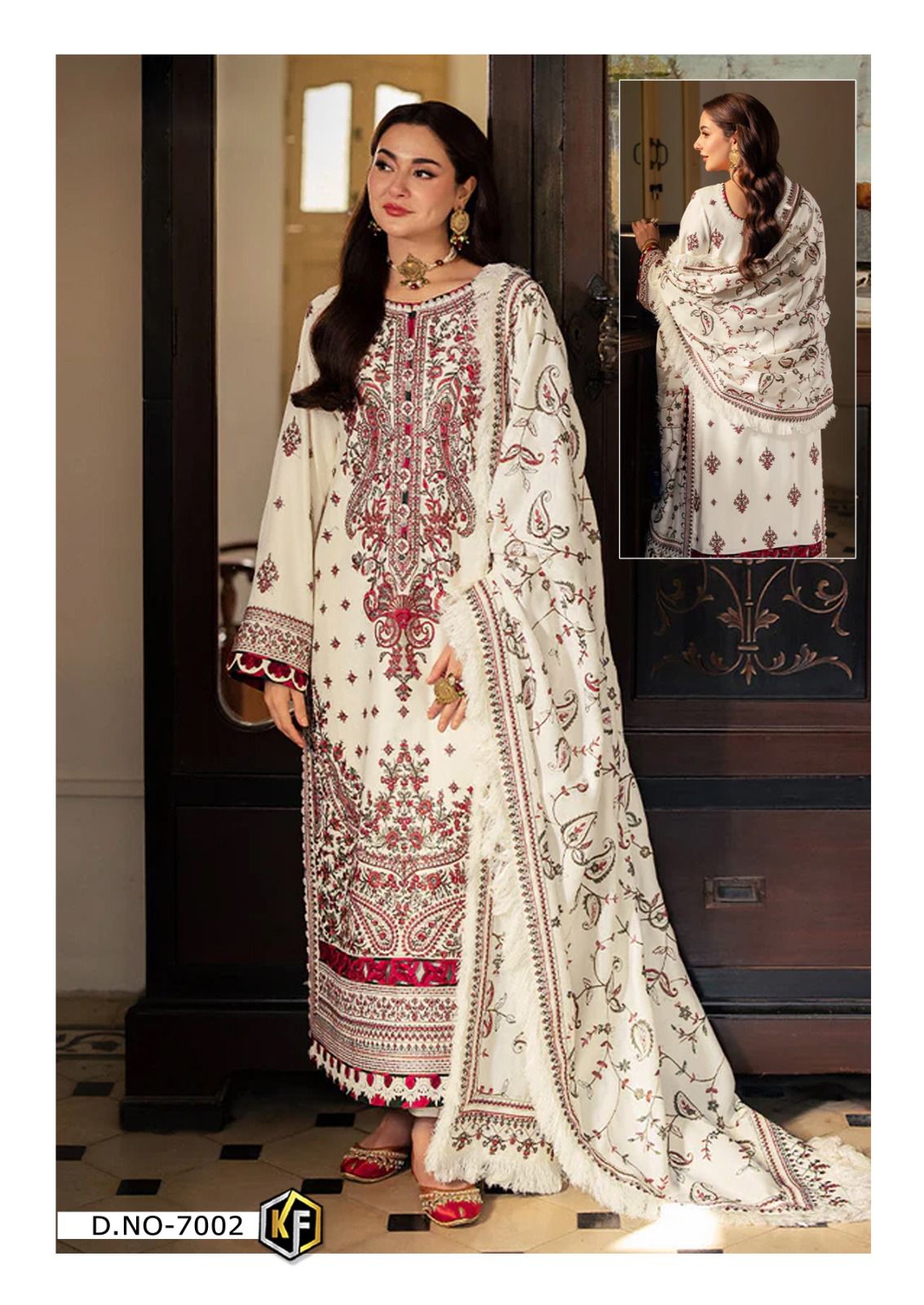 Soha Nazir Luxury 7 Digital Cotton Keval Fab Karachi Salwar Suits Wholesale Price