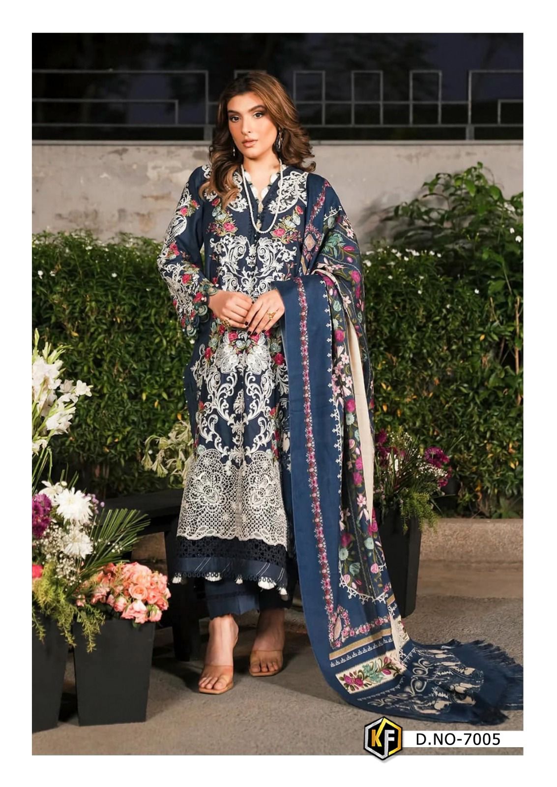 Soha Nazir Luxury 7 Digital Cotton Keval Fab Karachi Salwar Suits Wholesale Price