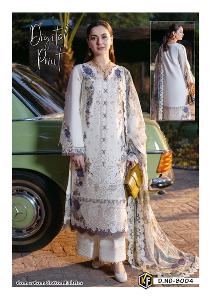 Soha Nazir Luxury 8 Digital Cotton Keval Fab Cotton Karachi Readymade Suits Wholesale