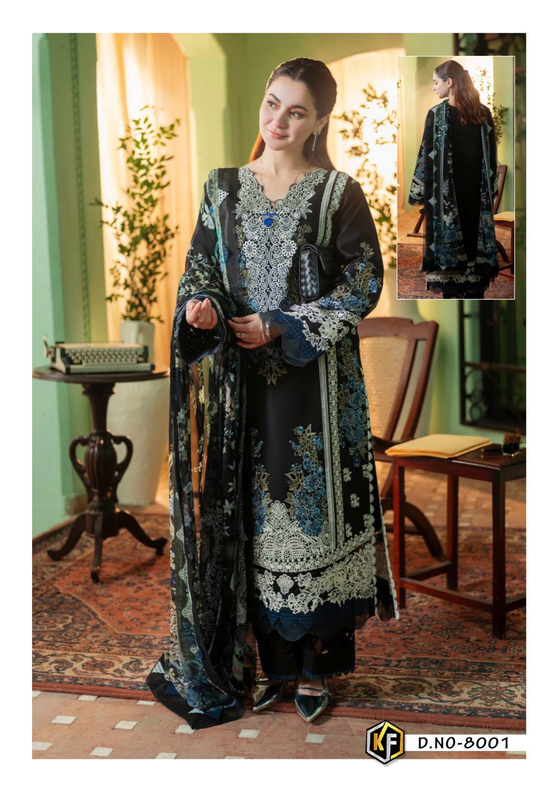 Soha Nazir Luxury 8 Digital Cotton Keval Fab Cotton Karachi Readymade Suits Wholesale