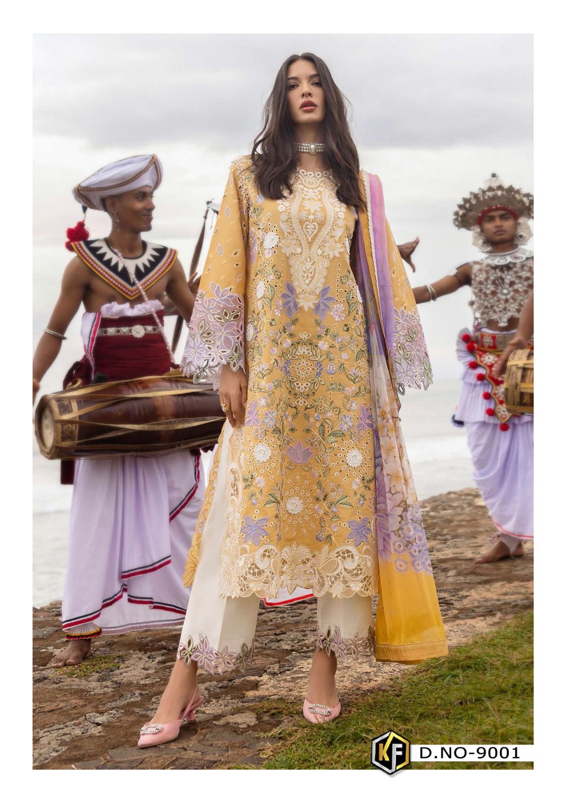 Soha Nazir Luxury 9 Digital Cotton Keval Fab Karachi Salwar Suits Supplier India