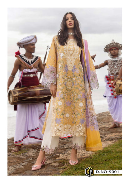 Soha Nazir Luxury 9 Digital Cotton Keval Fab Karachi Salwar Suits Supplier India