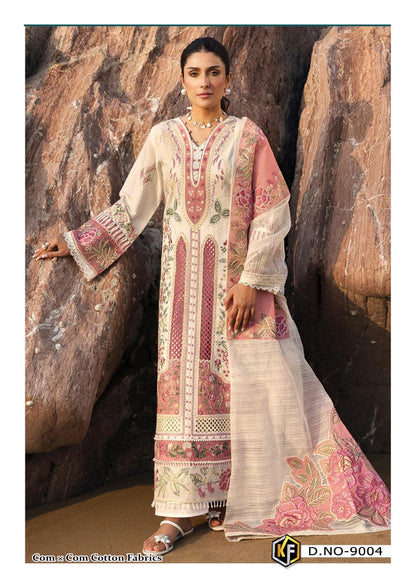 Soha Nazir Luxury 9 Digital Cotton Keval Fab Karachi Salwar Suits Supplier India