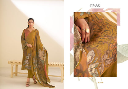 Soha Simar Pure Viscose Muslin Pant Style Suits Wholesale