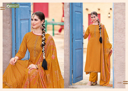 Sohini Shawl Vol 2 Salvi Fashion Pure Viscose Pashmina Suits Exporter