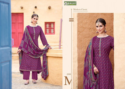 Sohini Shawl Vol 2 Salvi Fashion Pure Viscose Pashmina Suits Exporter