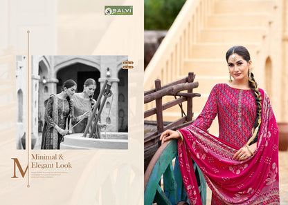 Sohini Shawl Vol 2 Salvi Fashion Pure Viscose Pashmina Suits Exporter