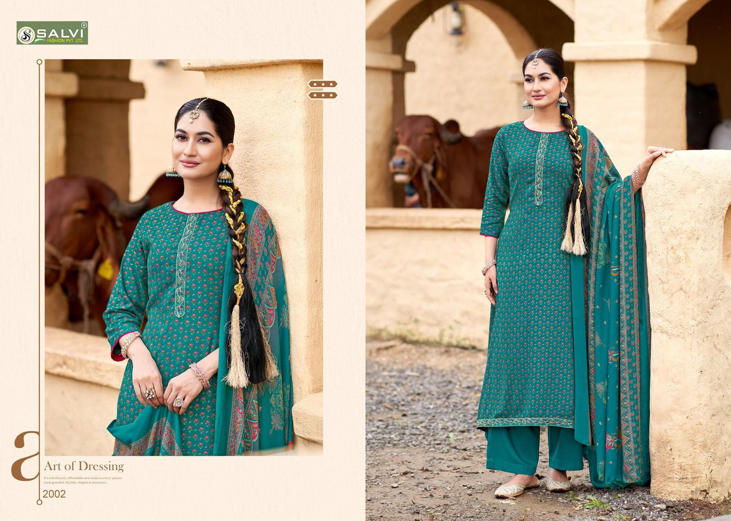 Sohini Shawl Vol 2 Salvi Fashion Pure Viscose Pashmina Suits Exporter