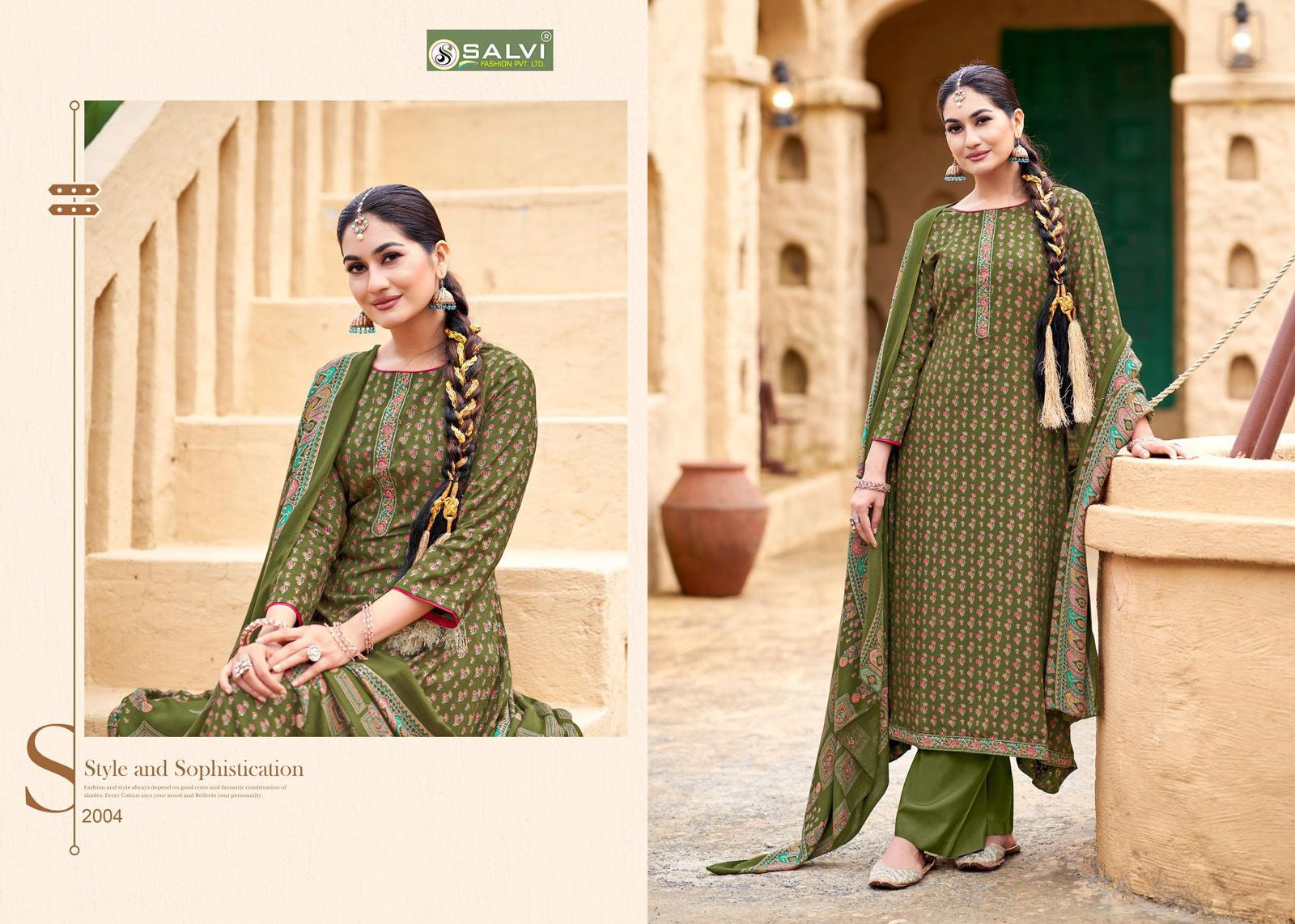 Sohini Shawl Vol 2 Salvi Fashion Pure Viscose Pashmina Suits Exporter