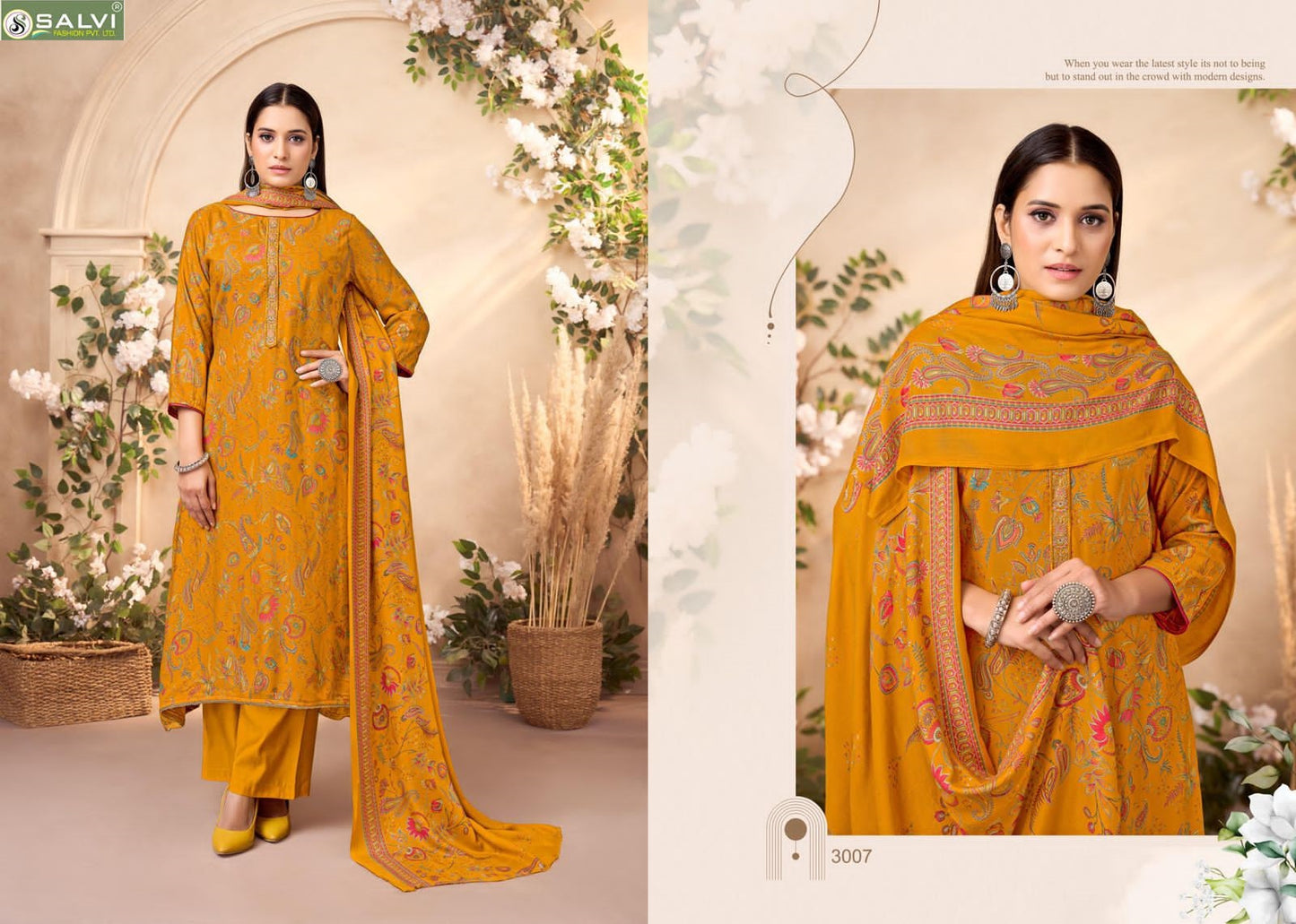 Sneha Mumtaz Arts Viscose Karachi Pashmina Salwar Suits Supplier India