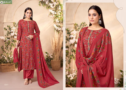 Sneha Mumtaz Arts Viscose Karachi Pashmina Salwar Suits Supplier India