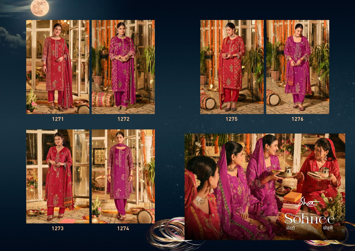 Sohnee Jay Vijay Shai Pant Style Suits Wholesale Rate