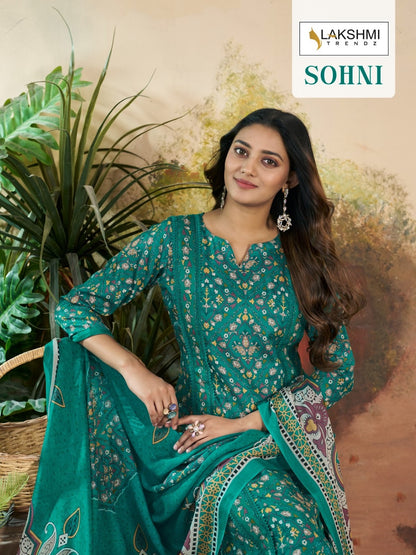 Sohni 9135 Lakshmi Trendz Cotton Pant Style Suits Wholesaler Ahmedabad