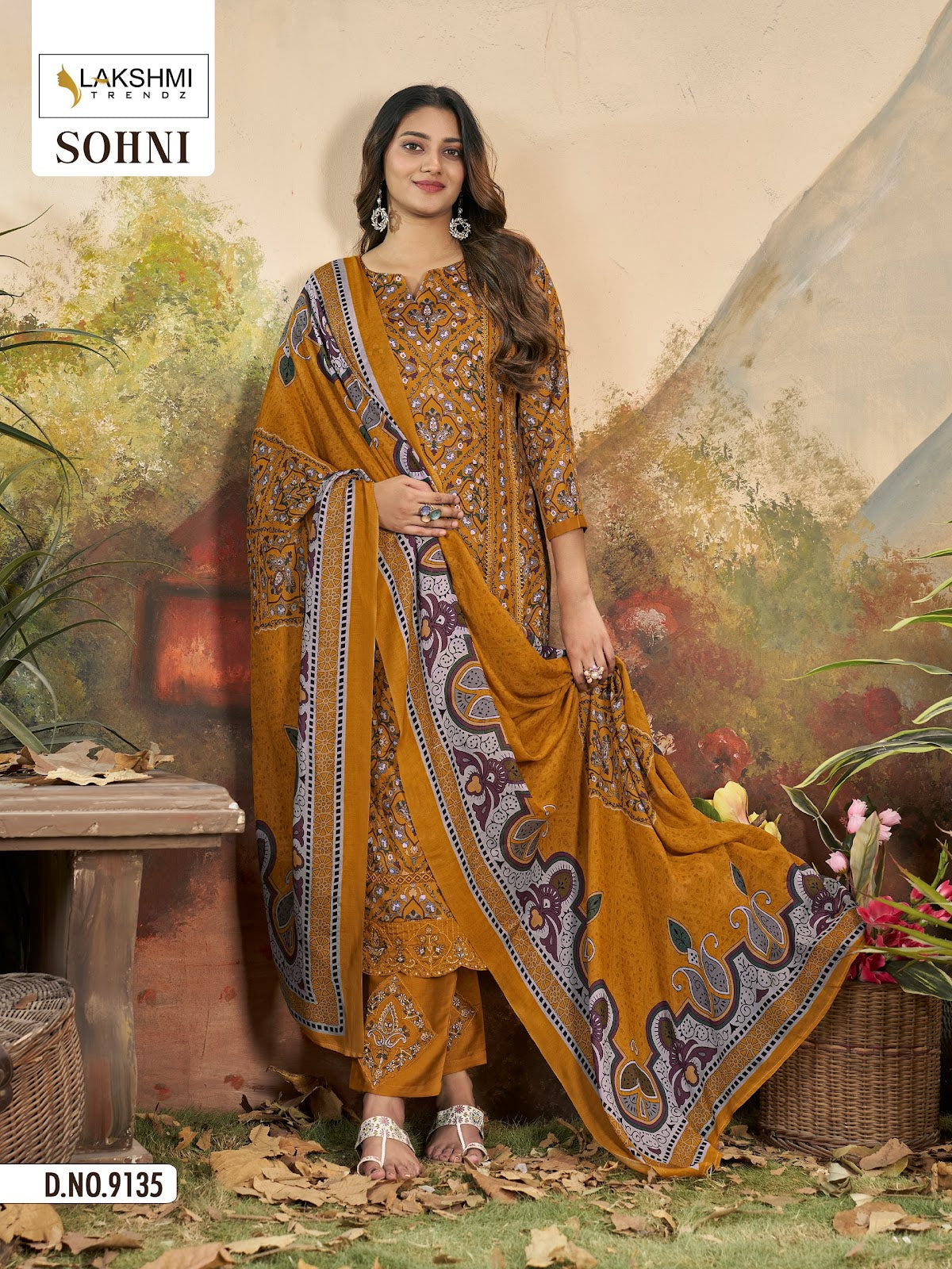 Sohni 9135 Lakshmi Trendz Cotton Pant Style Suits Wholesaler Ahmedabad