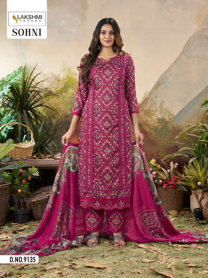 Sohni 9135 Lakshmi Trendz Cotton Pant Style Suits Wholesaler Ahmedabad
