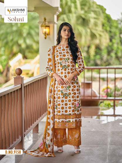 Sohni 9158 Lakshmi Trendz Cotton Pant Style Suits Wholesale Price