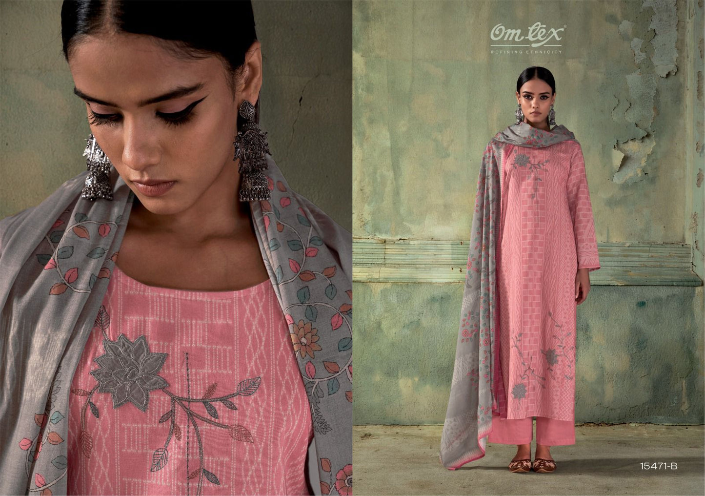 Sohni Omtex Lawn Cotton Plazzo Style Suits Manufacturer India