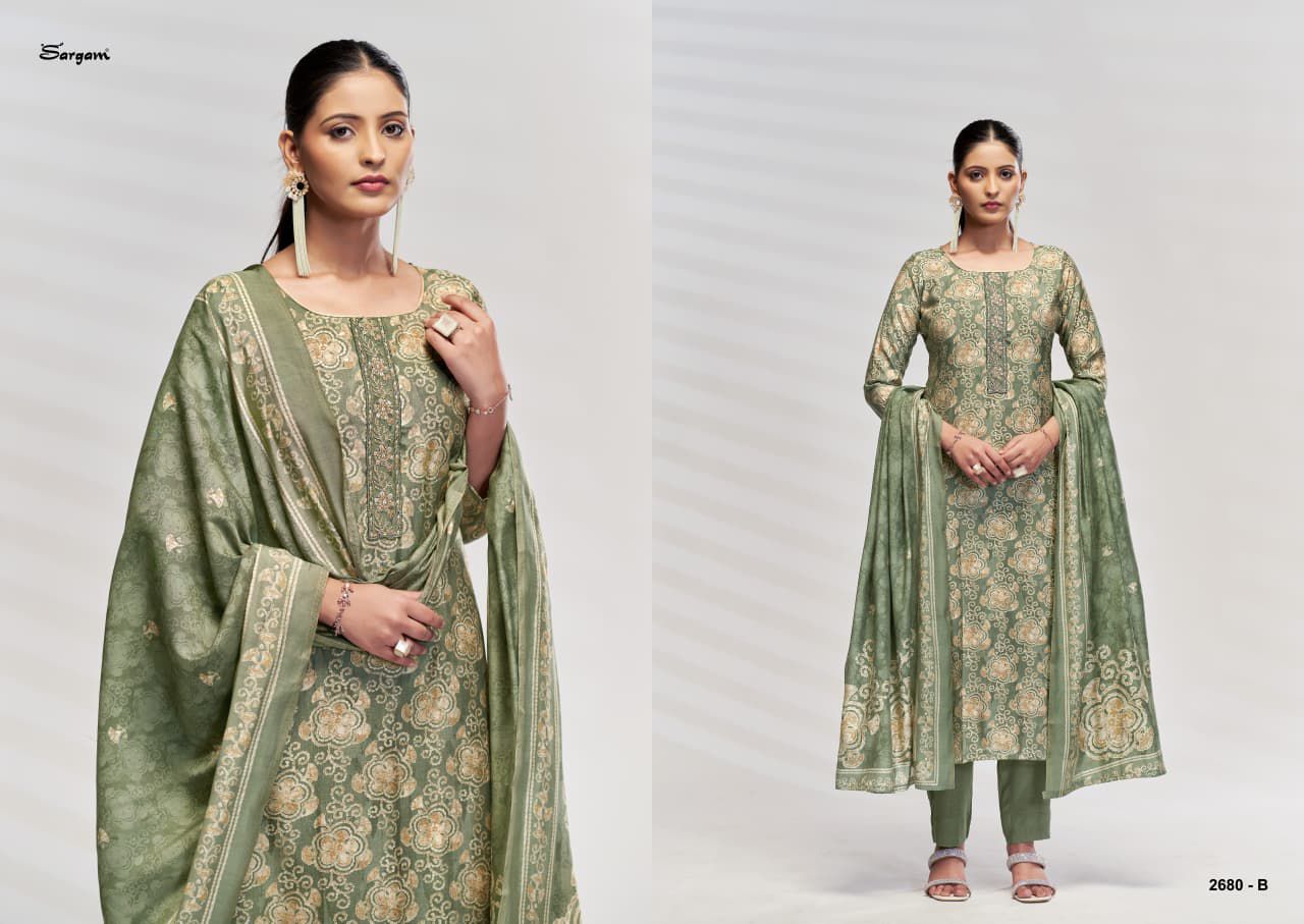 Sohni Sargam Prints Viscose Modal Pant Style Suits Exporter