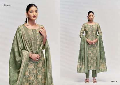 Sohni Sargam Prints Viscose Modal Pant Style Suits Exporter