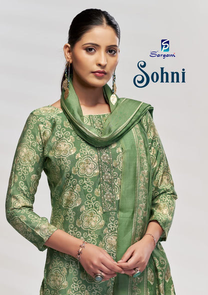Sohni Sargam Prints Viscose Modal Pant Style Suits Exporter