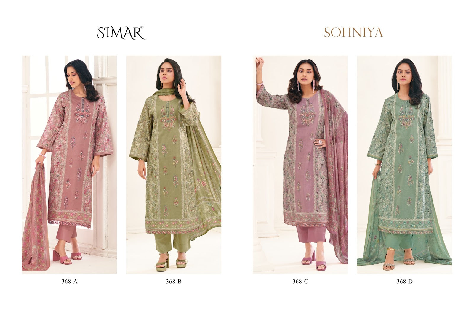 Sohniya Simar Pure Cotton Pant Style Suits Wholesaler India