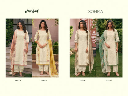 Sohra 3337 Jay Vijay Cotton Pant Style Suits Manufacturer India