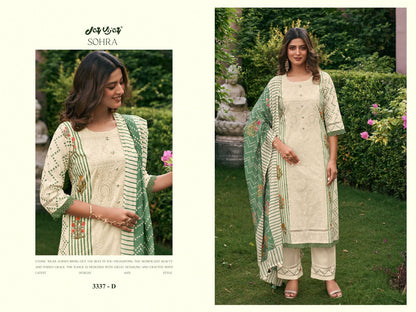 Sohra 3337 Jay Vijay Cotton Pant Style Suits Manufacturer India