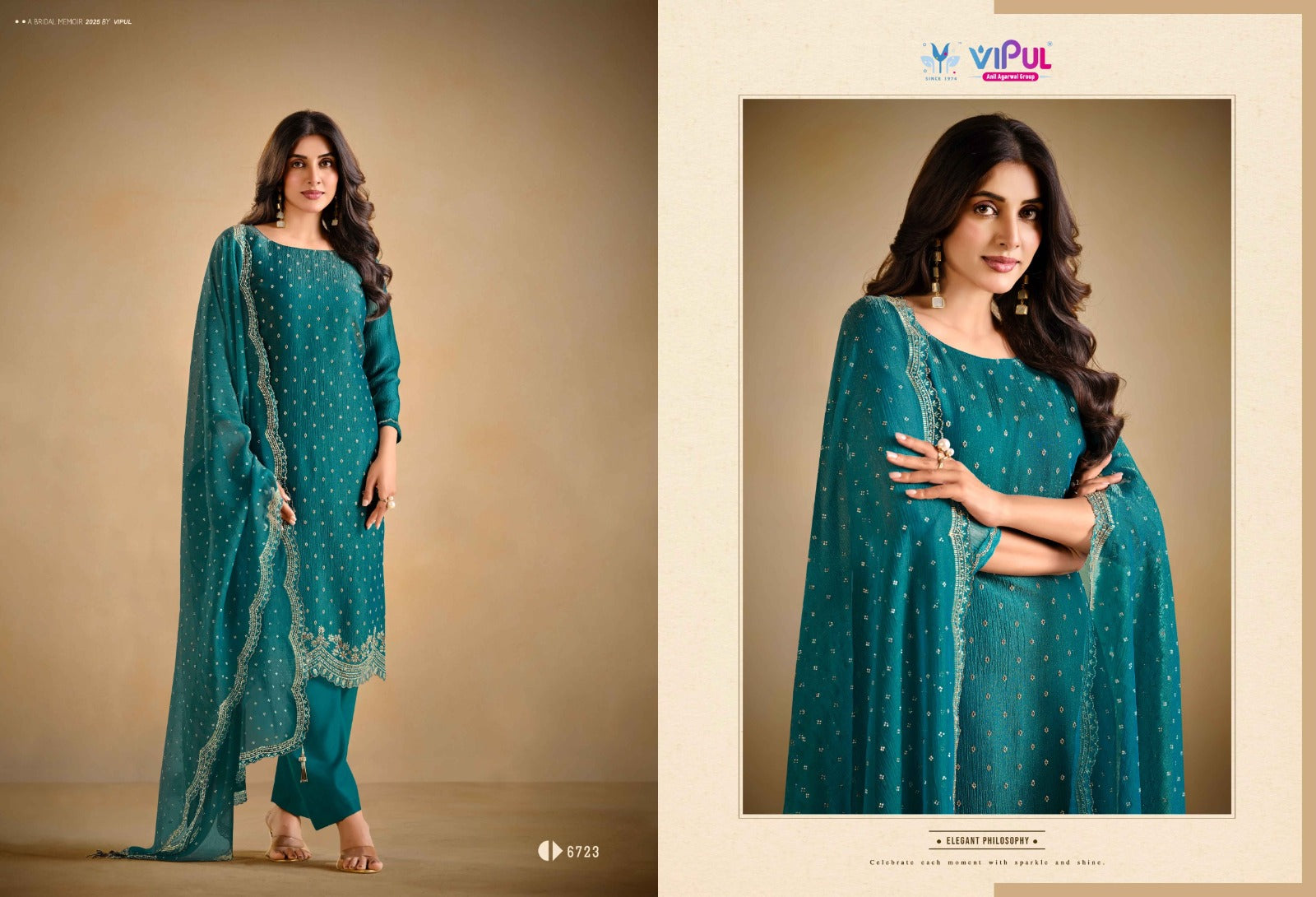 Solitaire Vol 3 Vipul Cationic Pant Style Suits Supplier