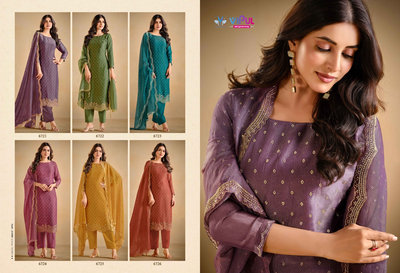 Solitaire Vol 3 Vipul Cationic Pant Style Suits Supplier