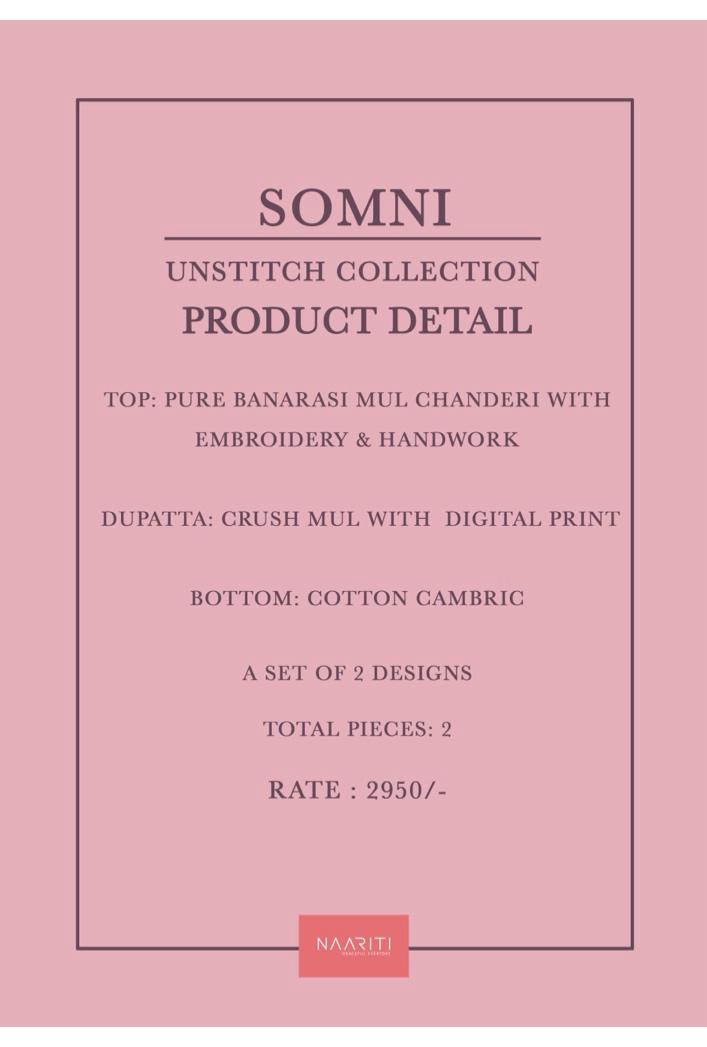 Somni Naariti Banarasi Pant Style Suits Wholesaler India