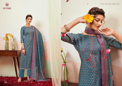 Somya Sunrise Modal Silk Pant Style Suits Manufacturer India