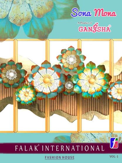 Sona Mona Vol 1 Ganesha Cotton Sarees Wholesale Price