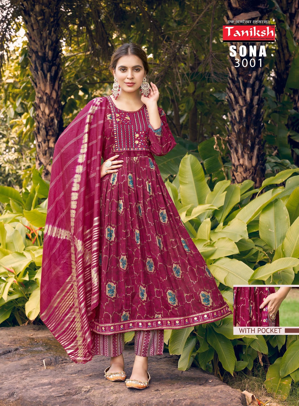 Sona Vol 3 Taniksh Capsule Print Readymade Pant Style Suits