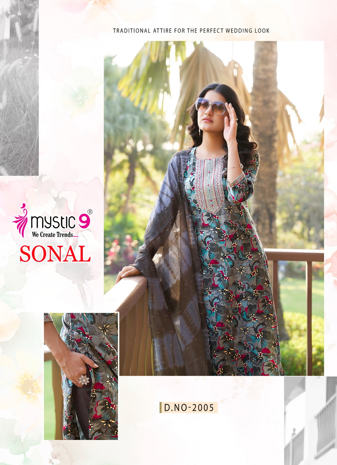 Sonal Vol 2 Mystic 9 Roman Silk Readymade Suits Manufacturer