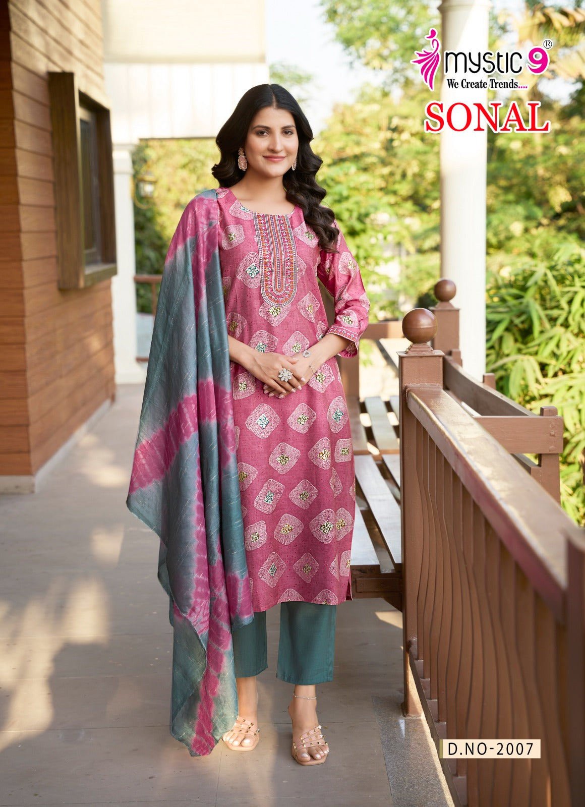Sonal Vol 2 Mystic 9 Roman Silk Readymade Suits Manufacturer