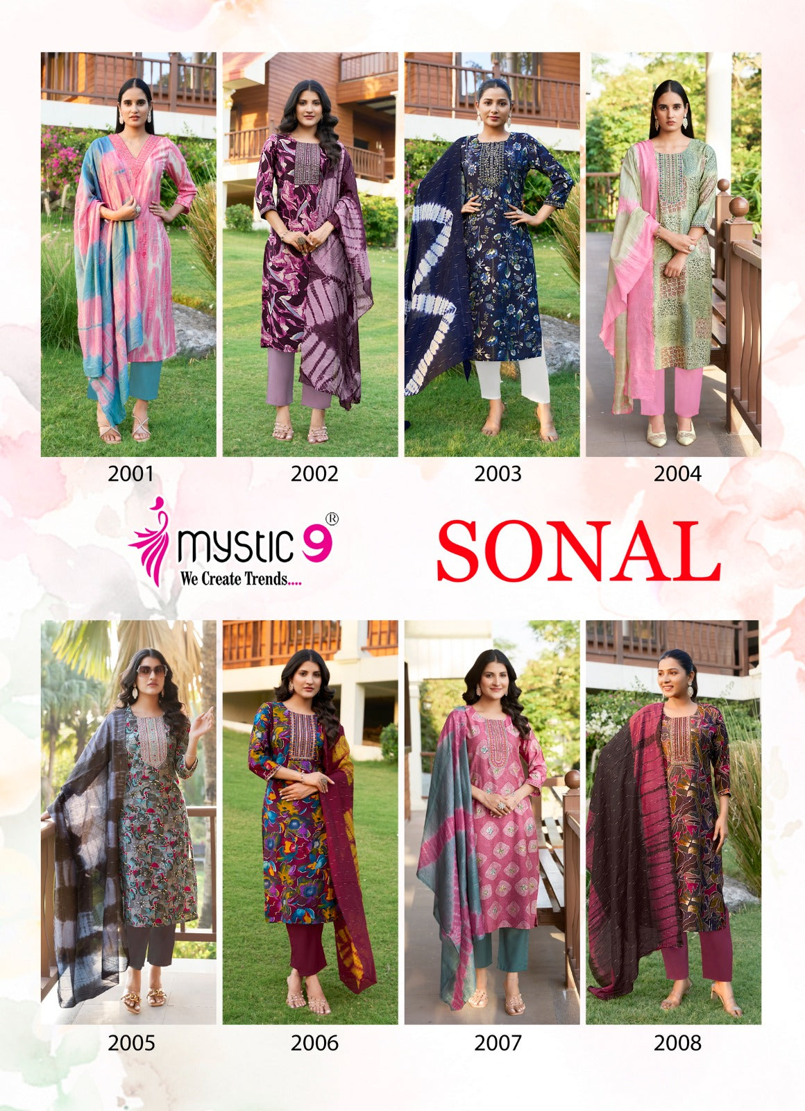 Sonal Vol 2 Mystic 9 Roman Silk Readymade Suits Manufacturer