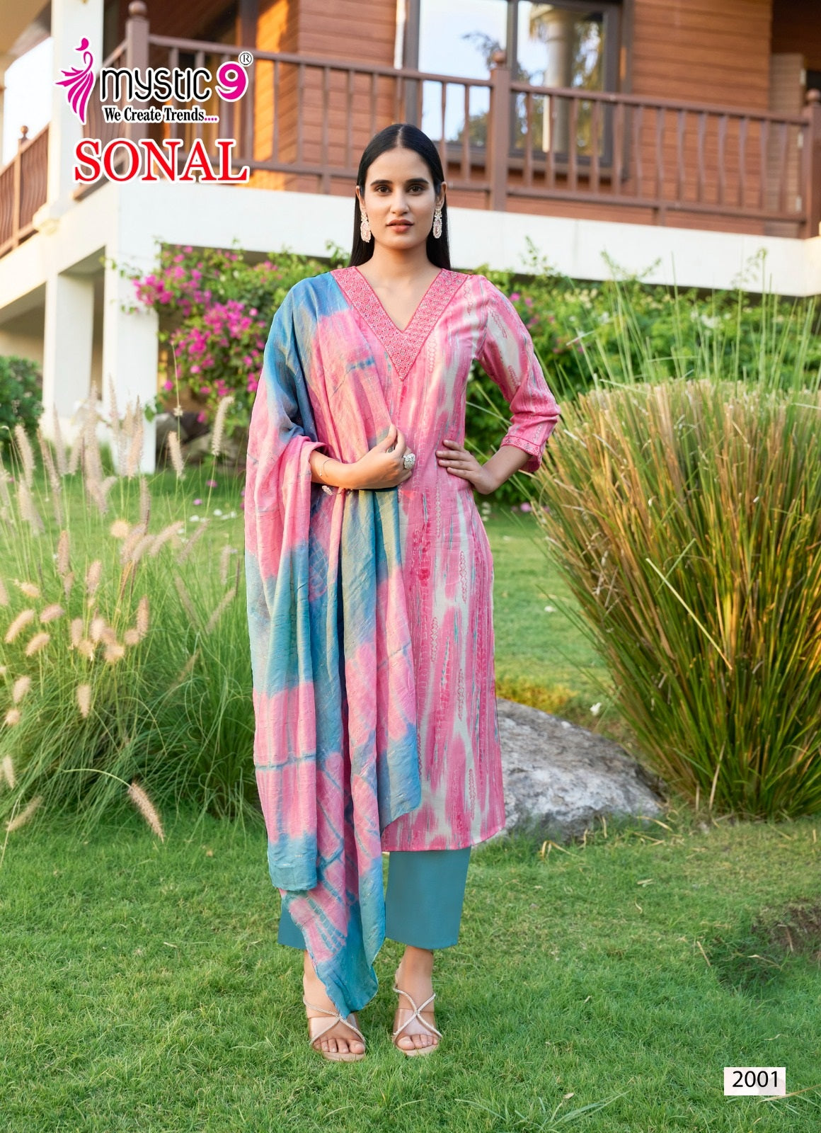 Sonal Vol 2 Mystic 9 Roman Silk Readymade Suits Manufacturer
