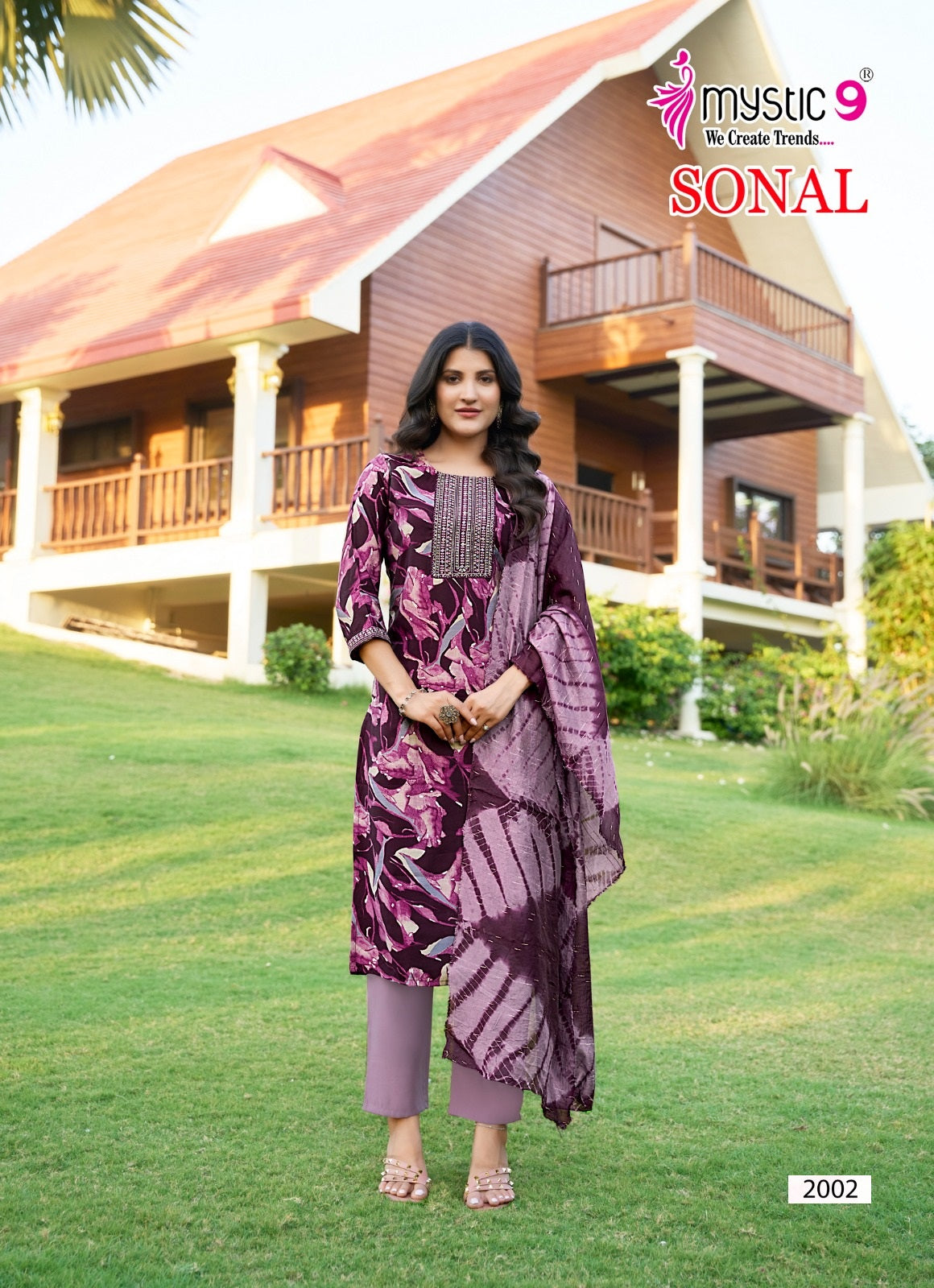 Sonal Vol 2 Mystic 9 Roman Silk Readymade Suits Manufacturer