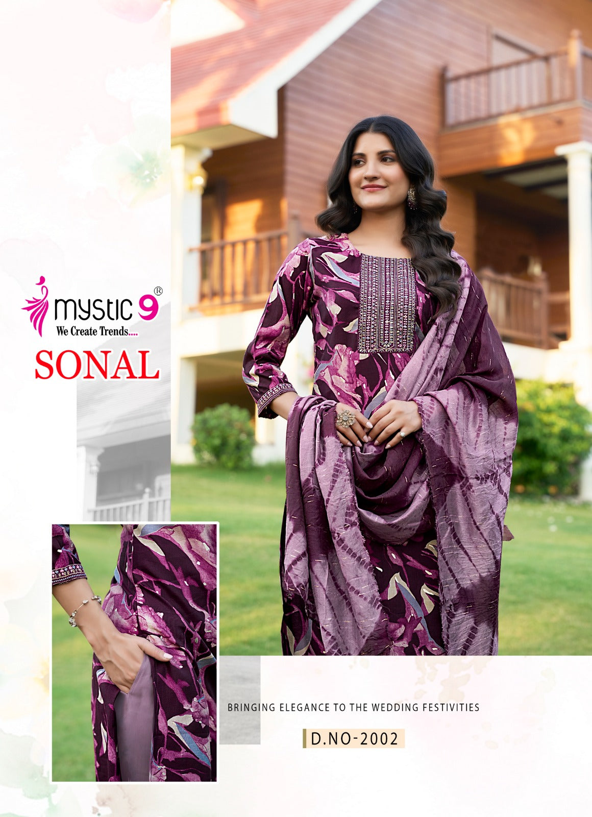 Sonal Vol 2 Mystic 9 Roman Silk Readymade Suits Manufacturer