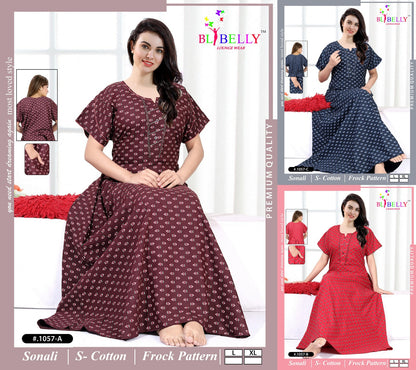 Sonali Belly Cotton Night Gowns Supplier Ahmedabad
