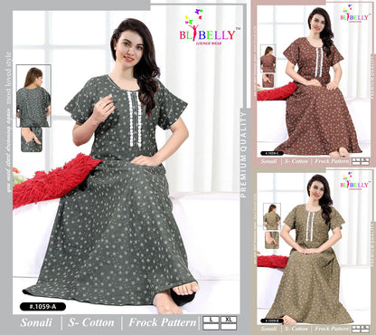 Sonali Belly Cotton Night Gowns Supplier Ahmedabad