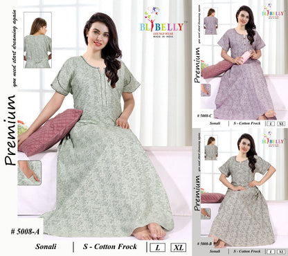 Sonali Belly Cotton Night Gowns Supplier Ahmedabad