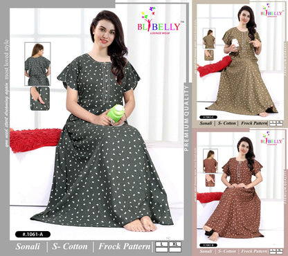 Sonali Belly Cotton Night Gowns Supplier Ahmedabad