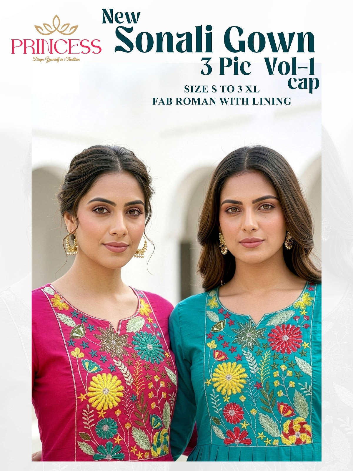 Sonali Vol 1 Princess Creation Roman Readymade Anarkali Suits Wholesaler India