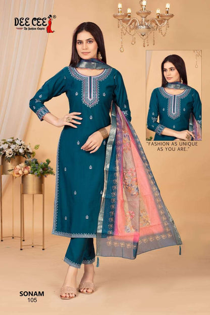 Sonam Deecee Vatican Readymade Pant Style Suits Exporter Ahmedabad