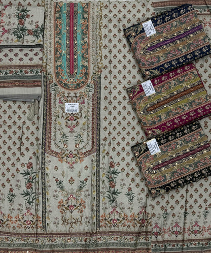 Sonam Mumtaz Arts Muslin Karachi Salwar Suits Supplier