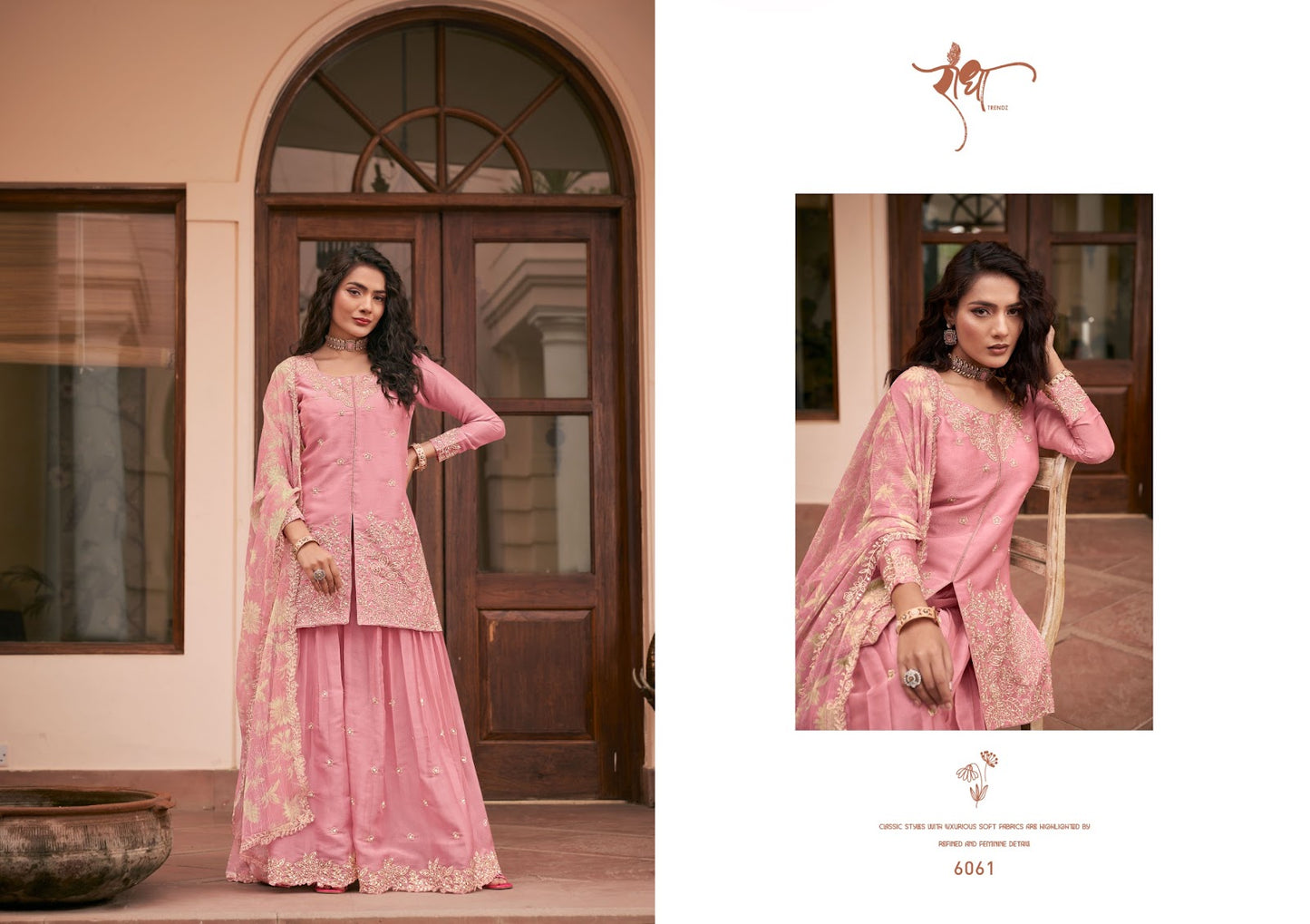 Sonam Radha Trendz Moss Silk Readymade Plazzo Style Suits Manufacturer India