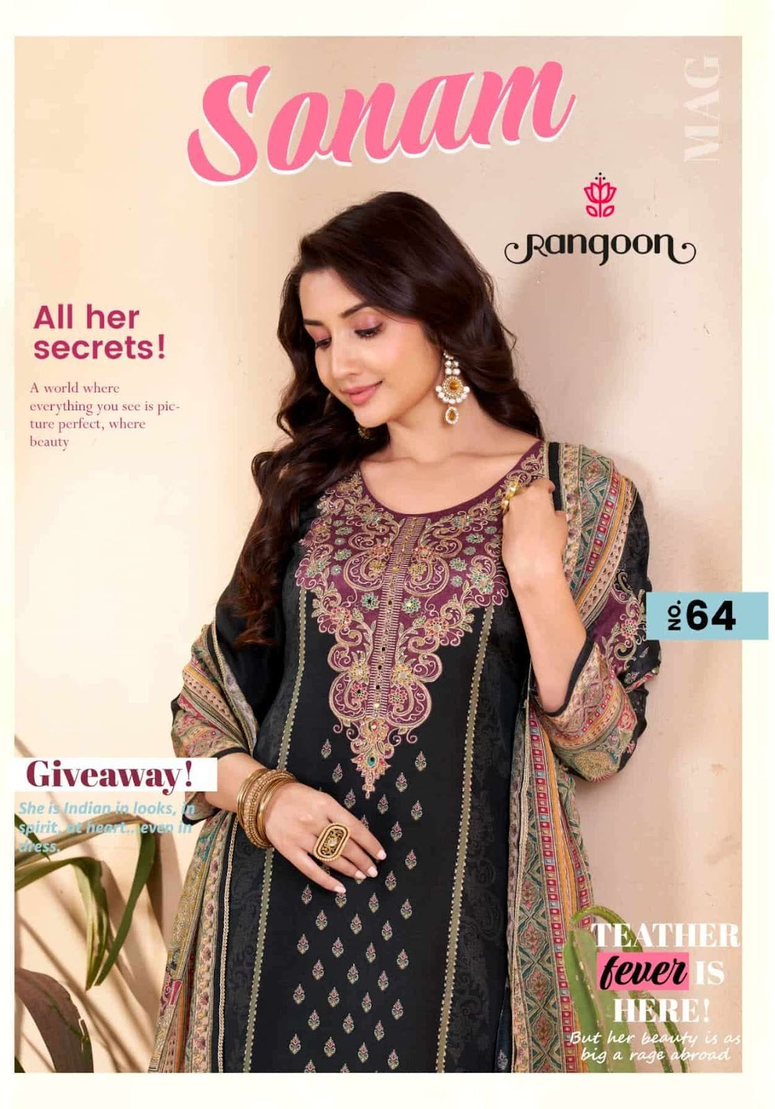 Sonam Rangoon Muslin Readymade Pant Style Suits Wholesale