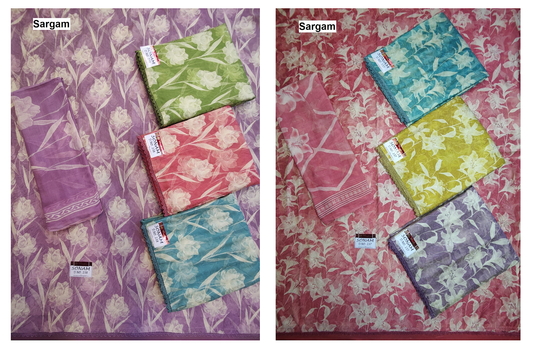 Sonam Sargam Prints Pure Muslin Salwar Suits Exporter India