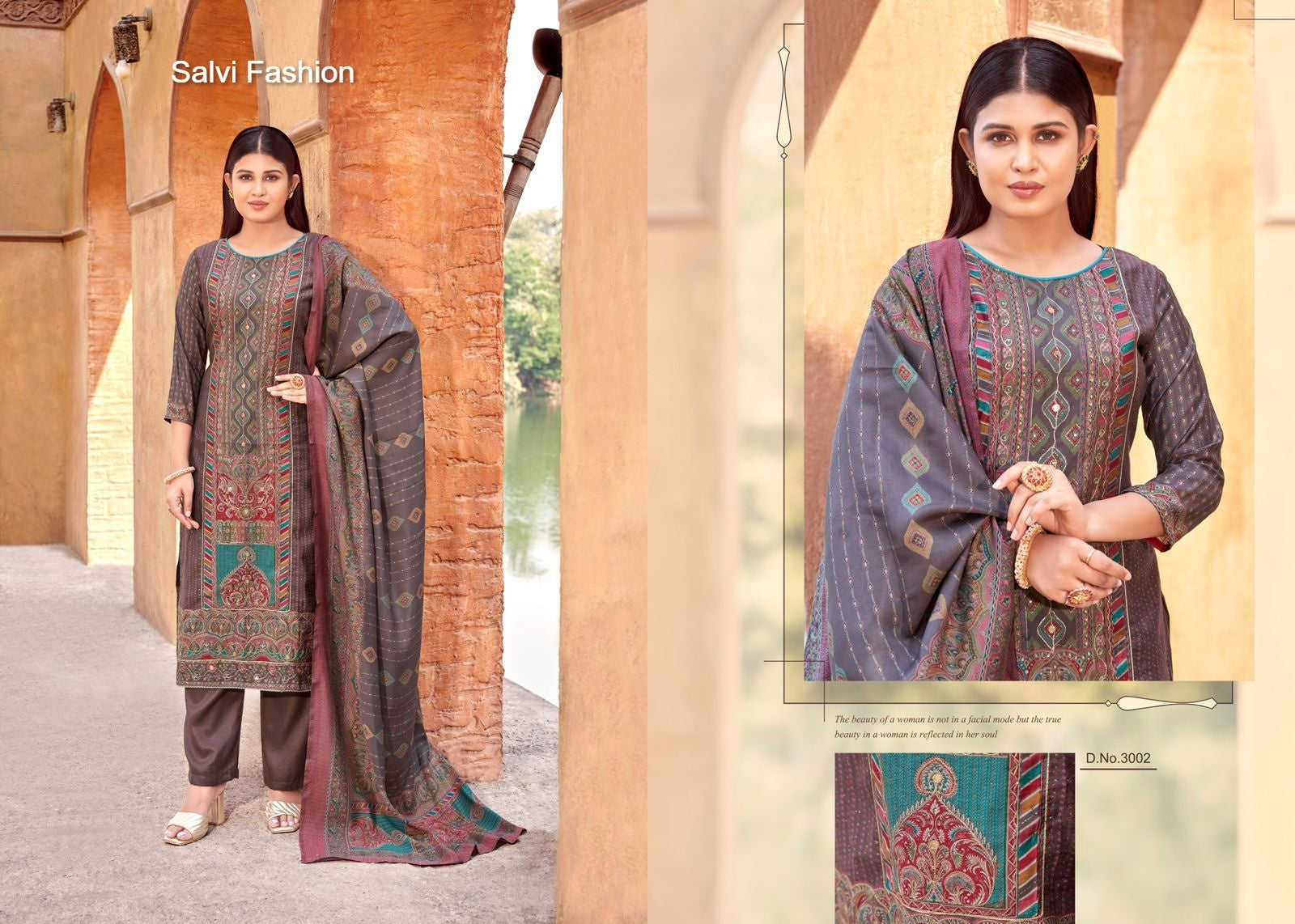 Sonam Silk Vol 3 Salvi Fashion Modal Silk Pant Style Suits Supplier Ahmedabad
